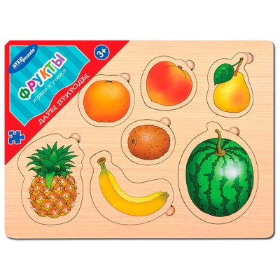 Деревянная рамка-вкладыш Дары природы Фрукты Step Puzzle 89005